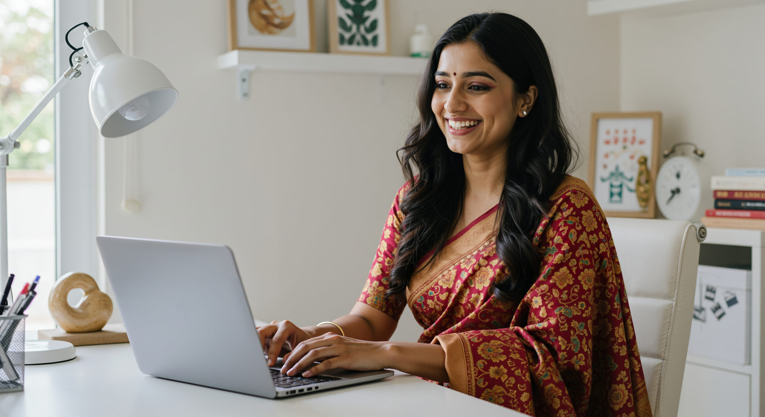 Indian entrepreneur using a UK business address to sell products and services to UK customers remotely.