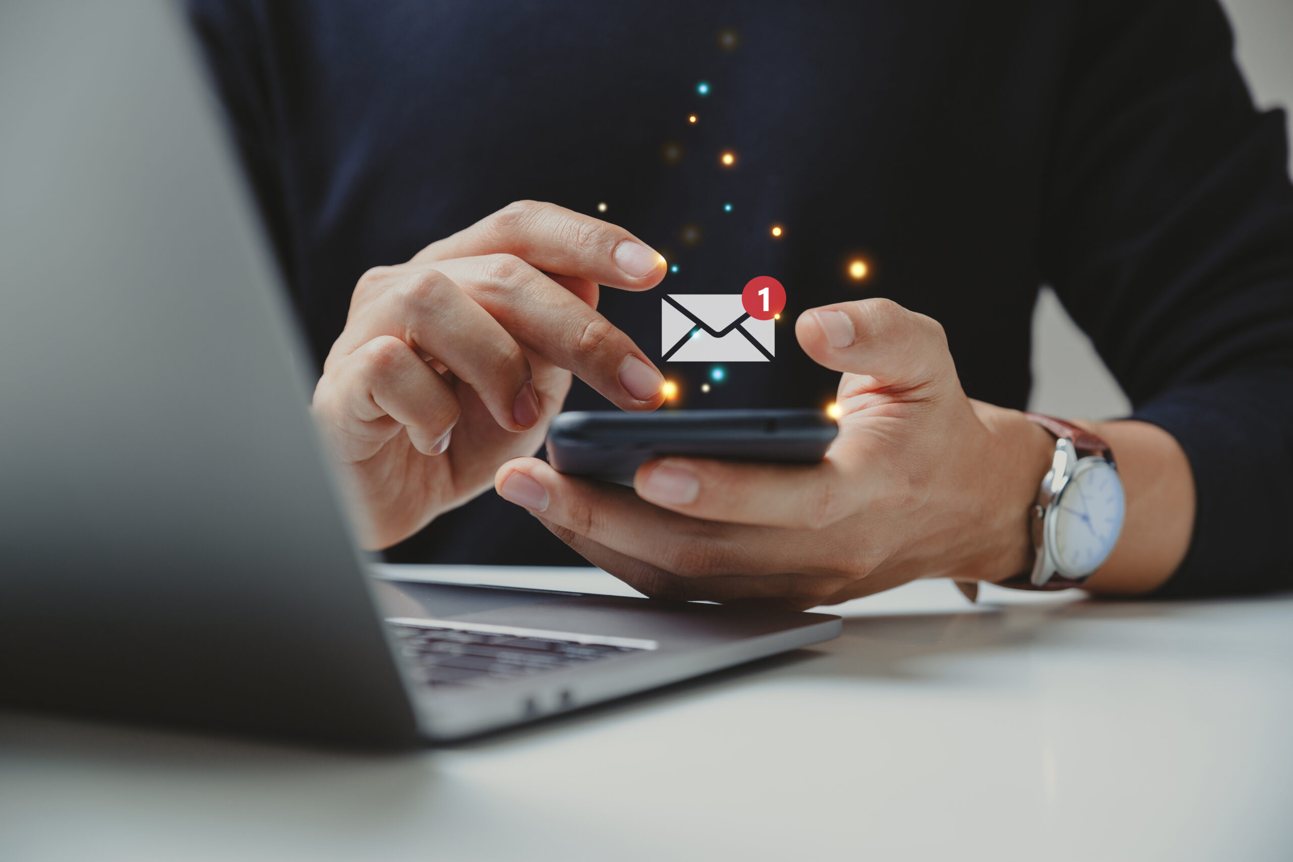 Indian business owner using a UK phone number to communicate with UK customers