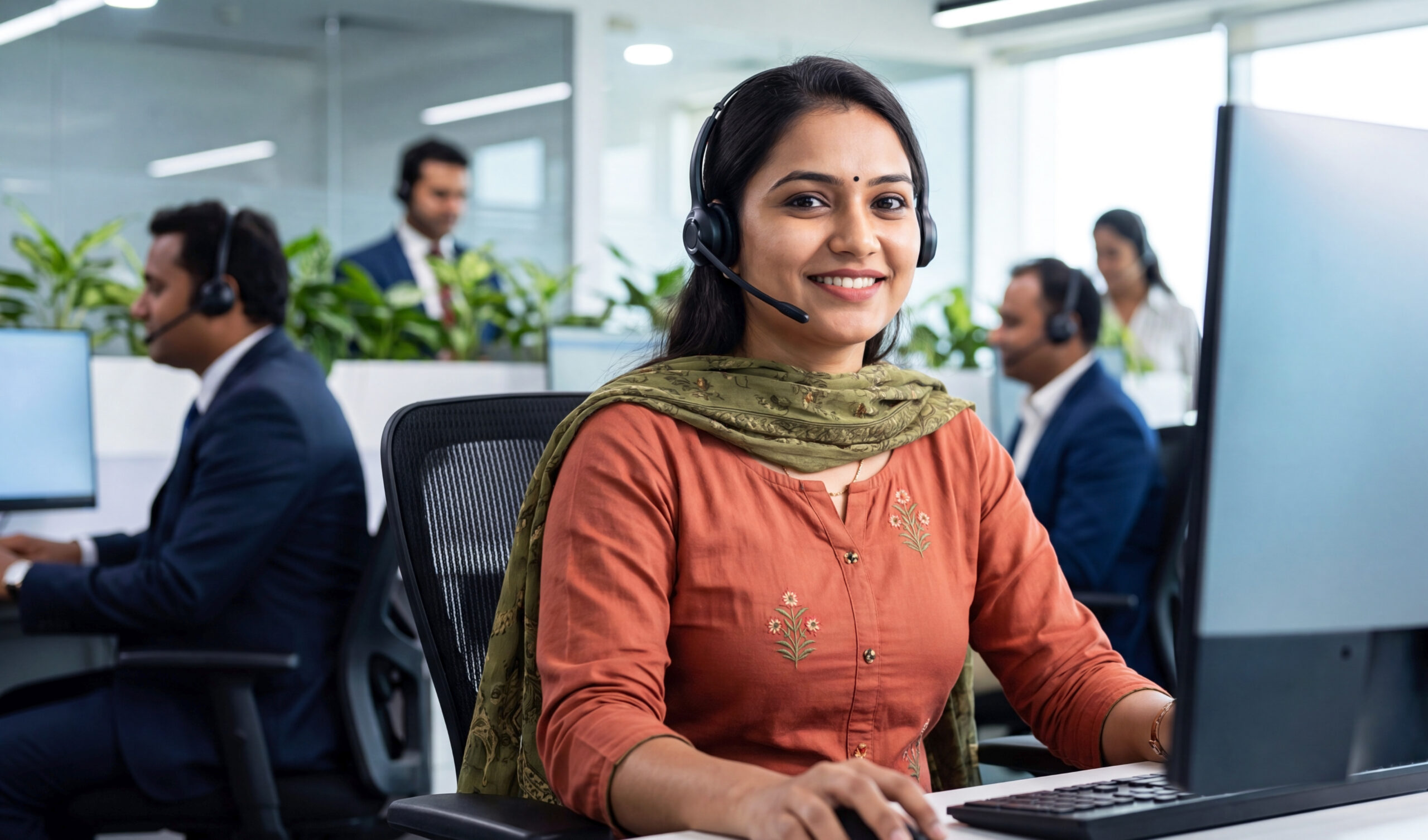 First impressions when customers call an Indian business