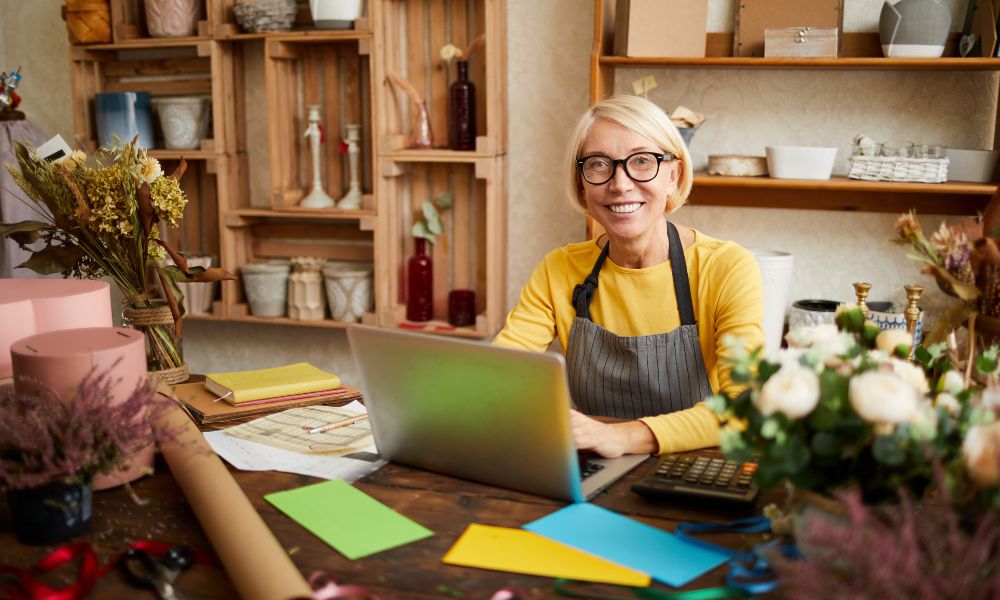 Small business owner operating from home.